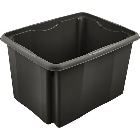 Boîte de rangement keeeper Emil eco 30 litres empilable emboîtable