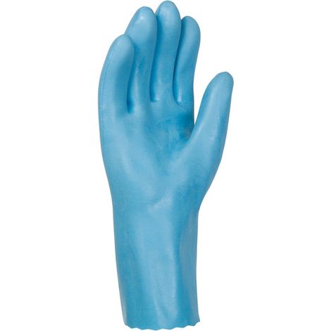 Gants latex bleu - Taille : 9,5 - SINGER (1/2)