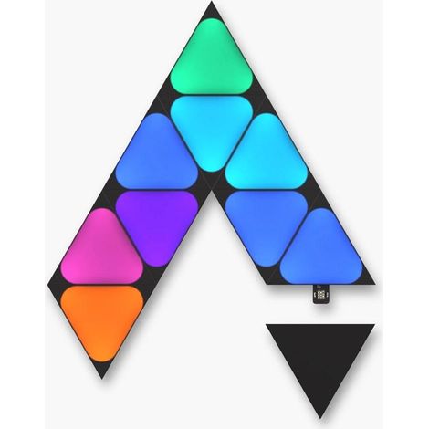Nanoleaf Shapes Mini Triangoli lampada nera modulare