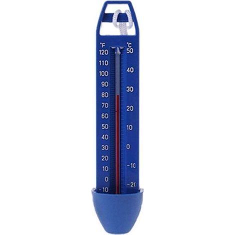 Schwimmendes Thermometer, einfache Wassertemperaturanzeige, stoßfestes Poolthermometer mit Fahrenheit- und Celsius-Anzeige für Innen- und Außen-Whirlpools (1/4)