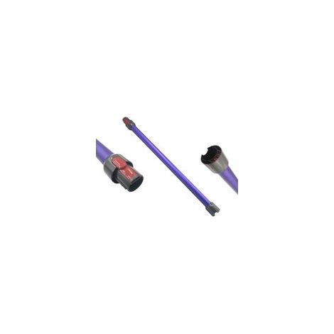 Tube télescopique pour Dyson V11, tube rallonge compatible avec Dyson V7 V8 V10 V11 V15, tube d'aspiration à connexion rapide avec deux brosses 2 en 1 (violet) (1/3)
