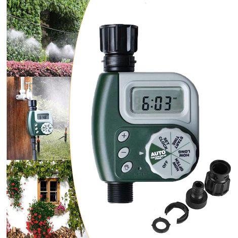 Programmateur D Arrosage - Electronique LCD - Pour Jardin Balcon Serre - 3 Ciclos Diarios - 1 Unidad (1/5)