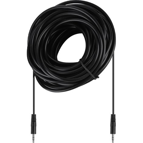 3,5-mm-Klinkenstecker-auf-Klinkenstecker-Kupfer-Audiokabel mit Abschirmung für Lautsprecher und Kopfhörer, 10 Meter (1/5)
