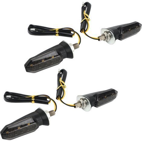 4er-Pack LED-Blinker für Motorräder, Mini-Vorder- und Rückblinker, wasserdicht, universell einsetzbar für Strandroller, 12 V (1/5)