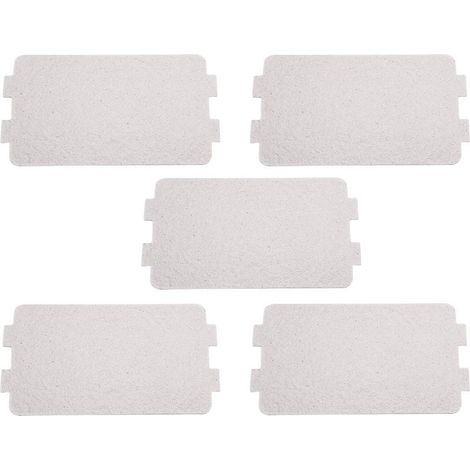 Ej.Life Plaque Mica Micro Ondes, 5 Pièces Feuille De Mica Micro Onde, Remplacement De Couvercle De Guide D'ondes Pour Micro-ondes, Bouclier En Carton Pour Micro-ondes (1/5)