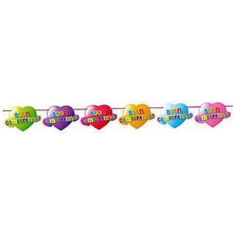 Festoni 2.5Mt B.Compleanno Cuore 4628 X1