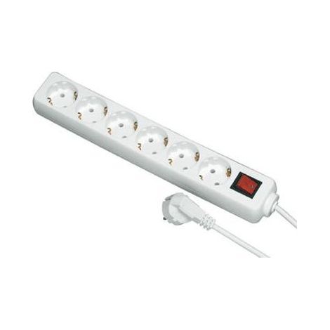 REV 512380555 limitador de tensión Negro 6 salidas AC 250 V 1,4 m (1/4)