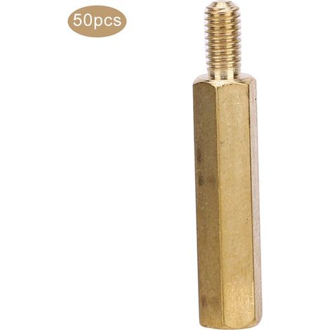 Raccords En Laition M3 - Tête Hexagonale - Pour Circuit Imprimé - 50 Pièces (1/5)