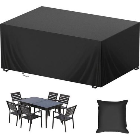 Outdoor Garden Salon Cover 242x162x100cm, 420D Oxford Fabric, Waterproof and Durable. (1/5)