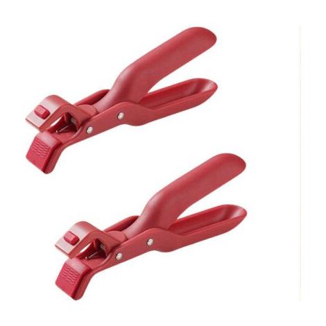 Multifunctional anti-scald tongs for the kitchen - Non-slip silicone, a valuable ally for home cooking. (1/5)