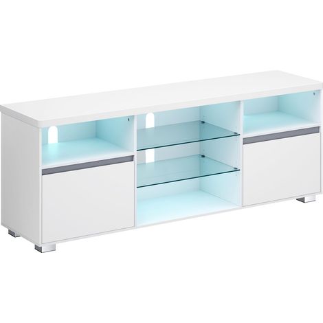 Meuble TV LED, pour TV jusqu'à 70 Pouces, 160 x 40 x 60 cm (1/5)