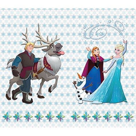 Rideaux La Reine des Neiges Disney-Voilage : 180x160 cm (1/5)