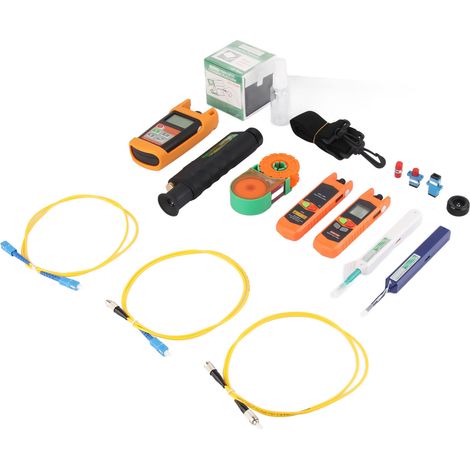 Glasfaser-Testset, Leistungsmesser, weiße LED-Lichtquelle, Reinigungsstift, Messwerkzeug für Techniker (1/5)