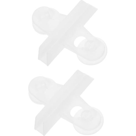 20 pièces clip de séparation blanc avec ventouses pour cloison et support d’aquarium