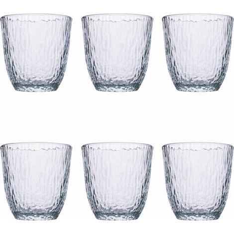 Lot de 6 verres à eau 300 ml en verre Jungle (1/4)