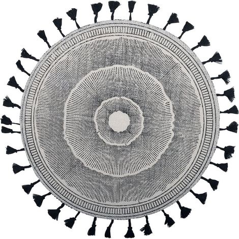 Dessous d'Assiette de Présentation et de Table en Jute Coloris Noir 37 x 37 x 1 cm - PANGIVO (1/3)