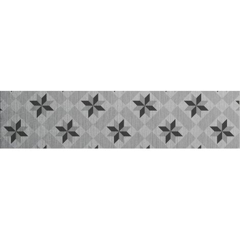 Crédence adhésive aluminium brossé 90x20 cm – Épaisseur 3 mm – Adhésif double face pour surfaces lisses – Décoration cuisine moderne – CPM