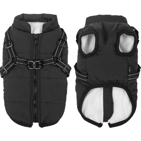 Veste d’hiver pour chien chaude et coupe-vent, manteau confortable – taille 2XL (1/5)
