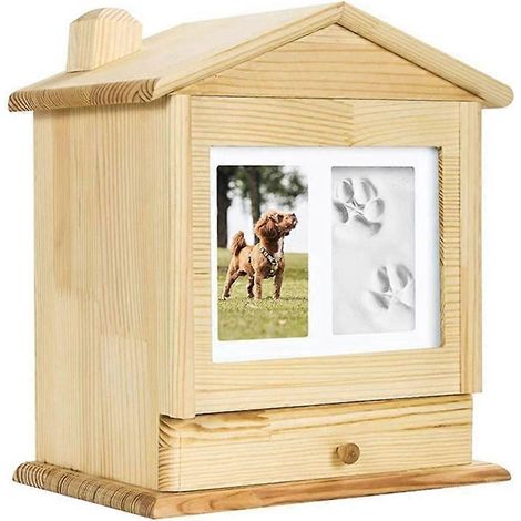 Urne funéraire pour animaux de compagnie, boîte à souvenirs pour animaux de compagnie, urne commémorative, cercueil funéraire en bois