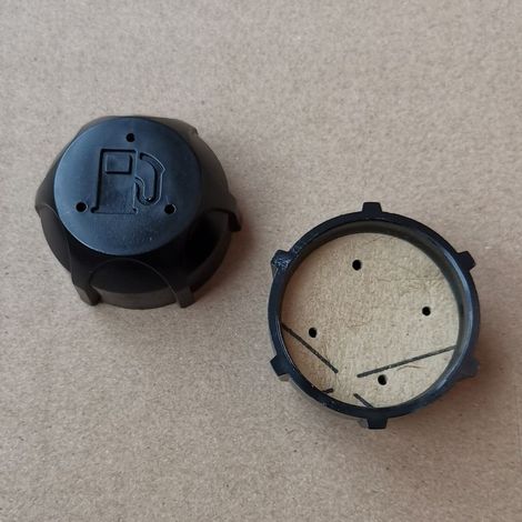 1 Bouchon de réservoir de carburant,Plastique avec joint,Soupape de ventilation,Pour moteurs classiques (1/2)