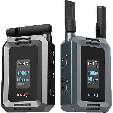 Émetteur et récepteur vidéo sans fil HD XVision 1080p60 UVC, faible latence de 80 ms, sans bruit, pour la diffusion en direct depuis une caméra, un smartphone ou un PC. (1/5)