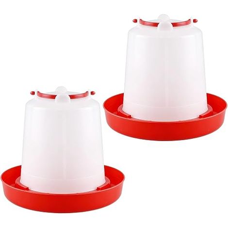 abreuvoirs à poulets avec poignée pour petits poussins, dindes, canards (1/5)