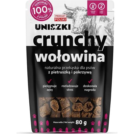 Croccantini de 80 g, snack croccanti naturali per cani  Delizie de manzo de manzo con salvia e menta  Addestratori  Delizie de Addestramento per cani  Ricco di proteine (1/2)