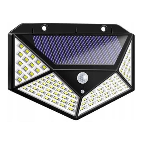 Lámpara de pared solar LED con sensor de movimiento de 100 LED (1/5)