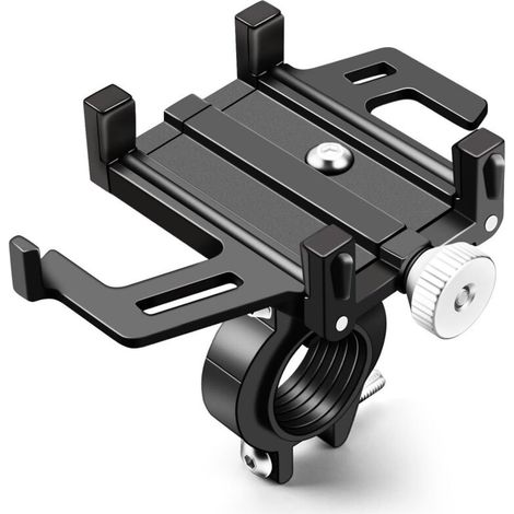 XEPHO Support de téléphone universel en aluminium pour moto, support de téléphone de vélo pour Smartphones de 4.5 à 7.0 pouces, Stable et Durable