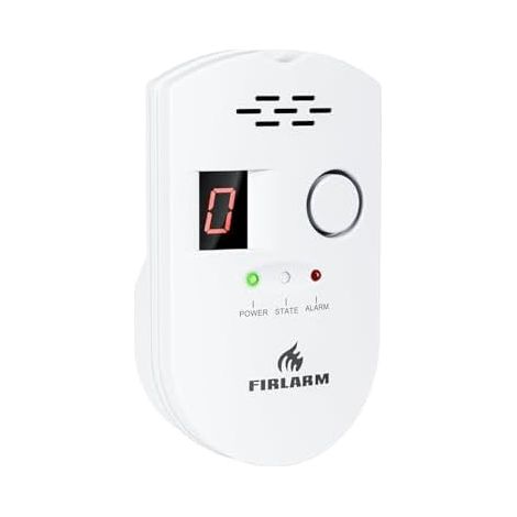 - Détecteur de gaz LPG City Gaz Naturel méthane Propane Butane Alarme enfichable avec Affichage numérique pour la Maison (1/3)