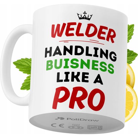 Lustige Tasse für Schweißer – Kaffee- oder Teetasse mit witzigem Textdesign – ideal für Geburtstage, Namenstage, Feiertage und besondere Anlässe. Hochwertige Tasse für Zuhause, Büro und Arbeit. Farbe: