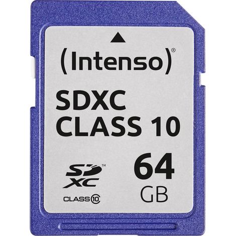 Carte SDXC INTENSO 3411490, 64 Go, Class 10 (1/5)