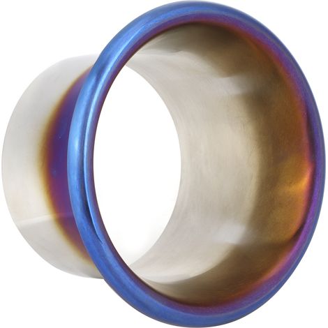 Kit de 4 entonnoirs d'admission d'air froid en acier inoxydable, corne de turbo, diamètre intérieur 10 cm/3,9 pouces (1/5)