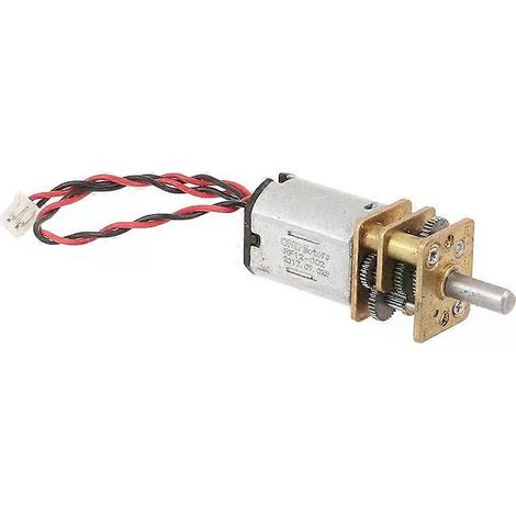 1 Stück DC 3V-12V 60RPM Langsamlaufender Mikro-Mini-N20-Vollmetall-Getriebemotor (1/4)