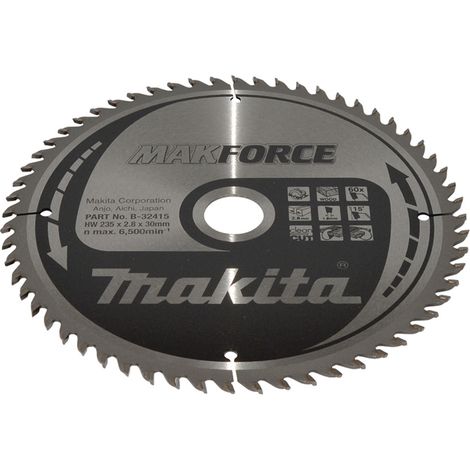 B-32415 Disco sega circolare, Makparace T.C.T, 235 x 30 mm, 60 D