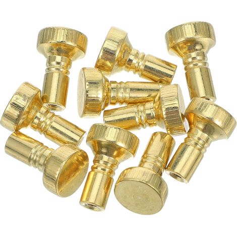 Lot de 10 boutons d interrupteur en fer doré compatibles et (1/5)