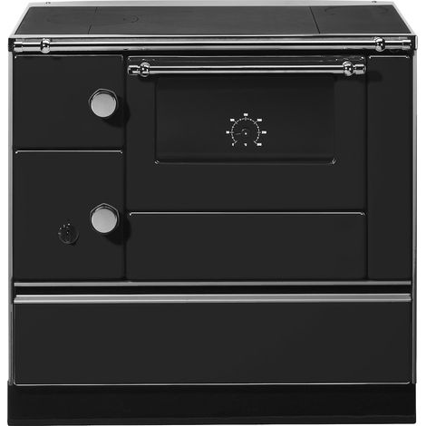 Holzherd K76-90 Westminster 90cm,Re,Schwarz,7,3kW