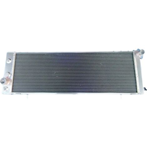 Radiador de aluminio, tamaño del núcleo 788 mm x 280 mm x 52 mm, tamaño total 12 3/4" x 35 1/2" x 2 1/2", tubo superior 1 1/4", tubo inferior 1 1/2", 3 filas (1/5)
