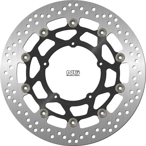 Disco de freno delantero NG para Honda CRF 1100 L Africa Twin Adventure Sport / Desert Track / DCT '20-'25 (210 x 109 x 4,5 mm) (5 x 6,25 mm) lado derecho flotante (centro de aluminio)