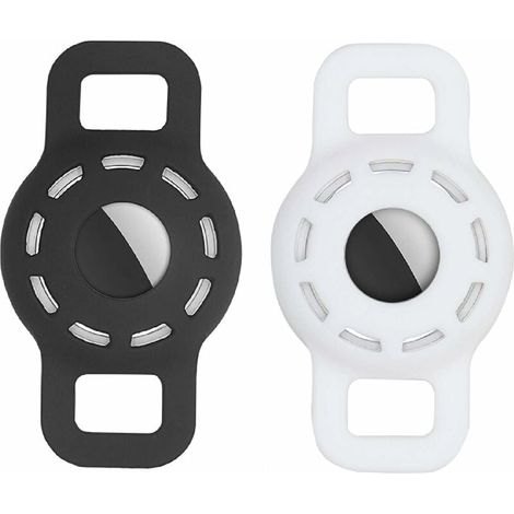 Support de collier de chien Airtag (noir + blanc)-Fei Yu (1/3)