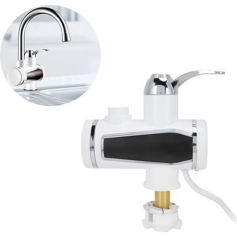 Chauffe-eau électrique instantané pour bain G1/2 3000W avec robinet et douchette, prise UE 220V (1/5)