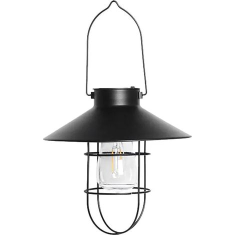 Lampe Lanterne Solaire Vintage LumièRes ÉTanches DéCor LED Lanterne Vintage Solaire pour Patio Cour de la à L'ArrièRe ODIPIE (1/4)