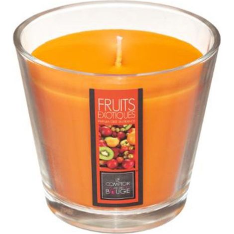 Bougie Parfumée en Verre "Nina" 190g Fruits Exotiques