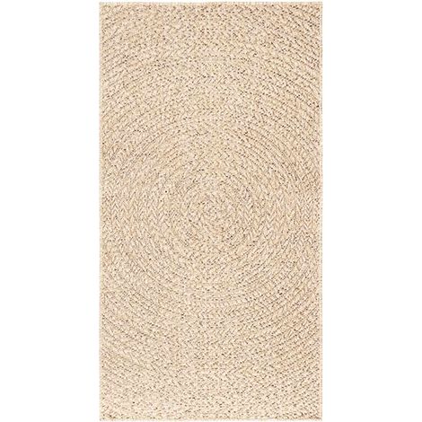 Tapis ZIZUR beige 80x150 cm aspect de jute intérieur extérieur (1/5)