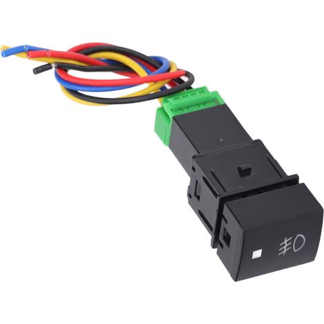 ABS-Nebelscheinwerferschalter, Nebelscheinwerferstrahl 10A 12V mit LED für Autotuning (1/5)