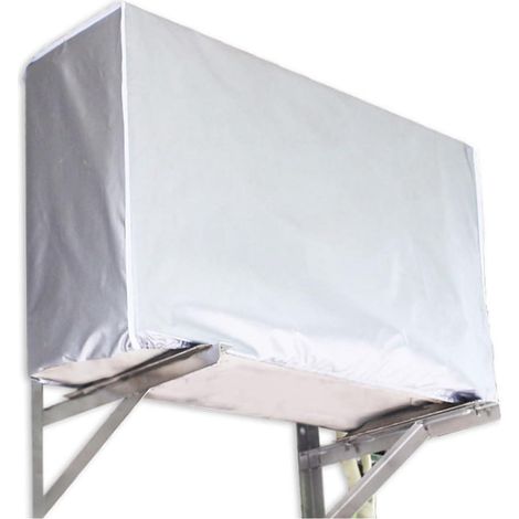 Housse de climatiseur extérieur avec cordon élastique, imperméable et résistante au soleil (grande taille 954073 145g) (1/5)