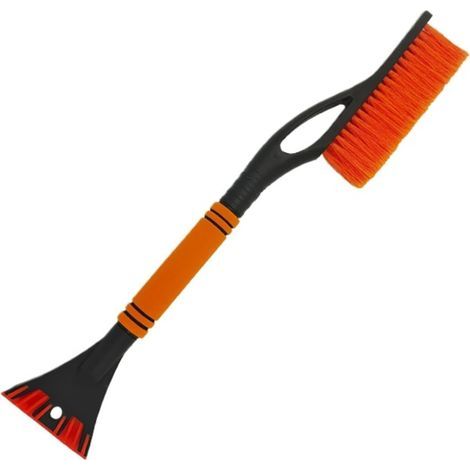 Pelle à neige orange et brosse à neige, 6011cm, une pièce, pelle à neige multifonctionnelle pour voiture, idéale pour l'hiver. (1/5)