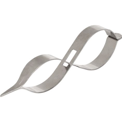 Pince à souder bijoux acier inoxydable isolée haute élasticité pointe droite verrouillage croisé clip rebond (1/5)