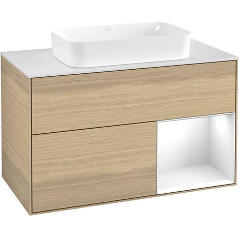 Villeroy & Boch G661GFPC Meuble sous lavabo Finion G66 (1/2)