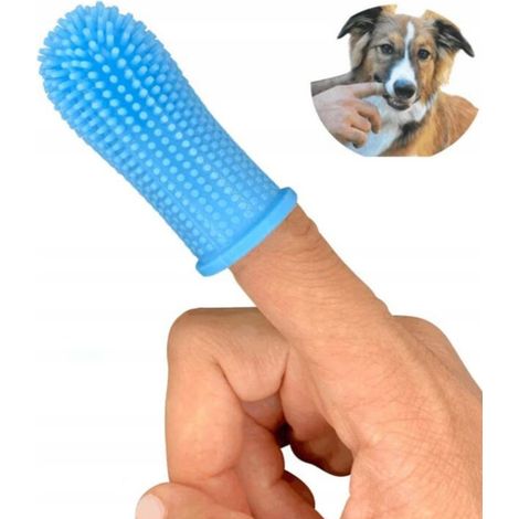Silikon-Zahnbürste für Tiere, Hunde, Katzen